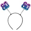 Cerchietto con antennine gradient "80"