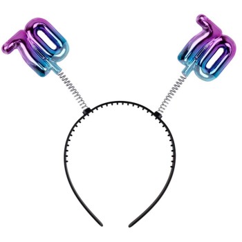Cerchietto con antennine gradient "70"