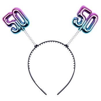 Cerchietto con antennine gradient "50"