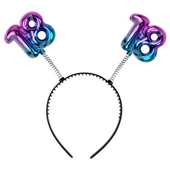 Cerchietto con antennine gradient "18"