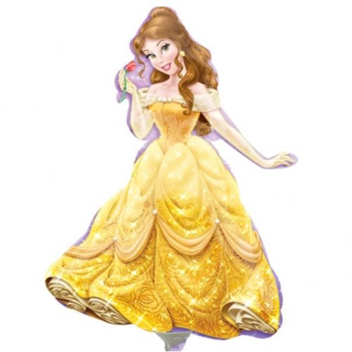 Palloncino mylar minishape Principesse Belle -...