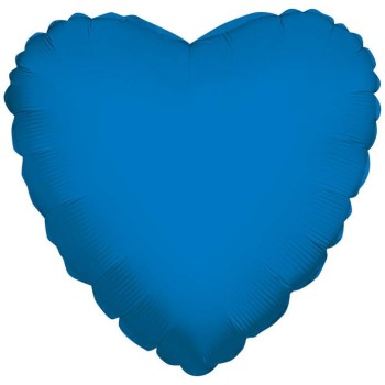 Palloncino mylar minishape 4" - Cuore Blu scuro - Blister...