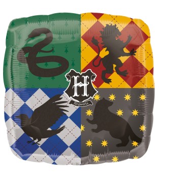 Palloncino mylar 18" Cm. 45 - Quadrato Harry Potter
