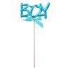 Cake topper Cm. 17,5 Boy celeste
