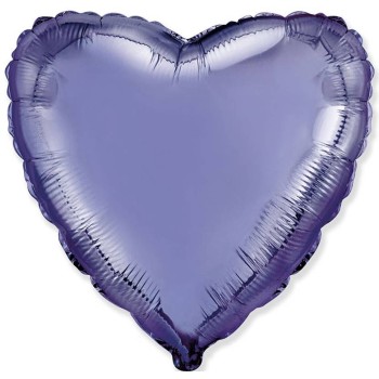 Palloncino mylar 18" Cm. 45 - Cuore - Lilla
