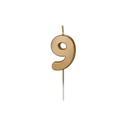 Candelina per torta Cm. 4,5 – Oro Gold...