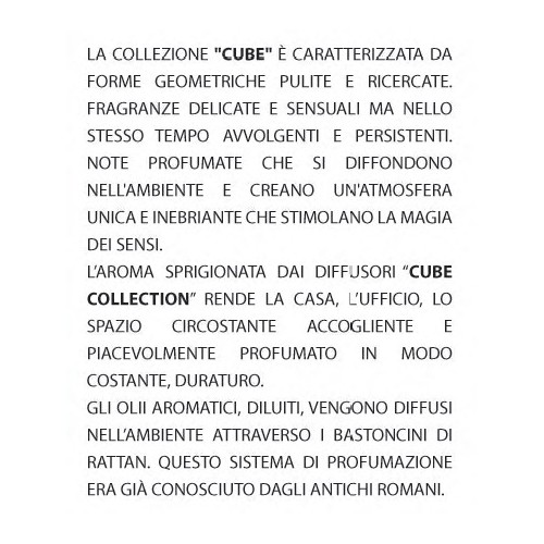 Diffusore essenze Italian Diffuser Cube...