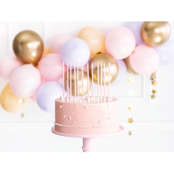 Candelina per torta stelo Cm. 14 – Light Pink – Blister... 2