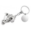 Portachiavi metallo cromato "Vespa scooter" in scatola regalo
