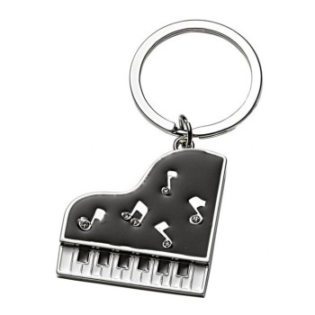 Portachiavi in metallo «Pianoforte nero»