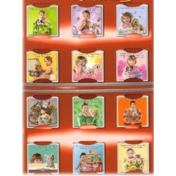 Magnete placca pvc baby con frasi