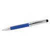 Penna sfera in metallo blu e cromata