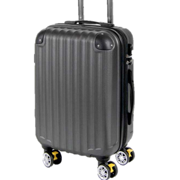 Valigia trolley 8 ruote con freno Cm. 56x36x24 - Grigio...