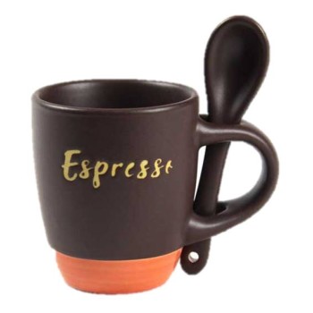 Tazzina da caffè con cucchiaino "Caffè - Espresso" -...