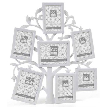 Portafoto in plastica ad albero per 7 foto - Cm. 30x36