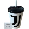 Bicchiere plastica con cannuccia FC Juventus