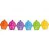 Festone in carta multicolor "Cupcake" Cm. 360x15x18