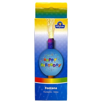 Candelina flumbè Happy Birthday