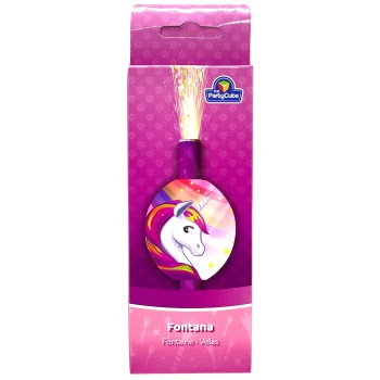 Candelina flumbè Unicorno