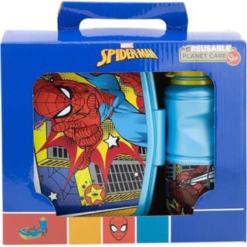 Valigetta regalo con borraccia e portapranzo plastica –...