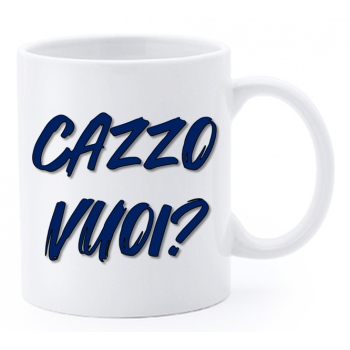 Tazza mug ceramica "La str..azzata" in scatola - Cazzo vuoi?