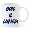 Tazza mug ceramica "La str..azzata" in scatola - Odio il lunedi