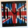 Orologio da parete quadrato tela London cm. 28x28