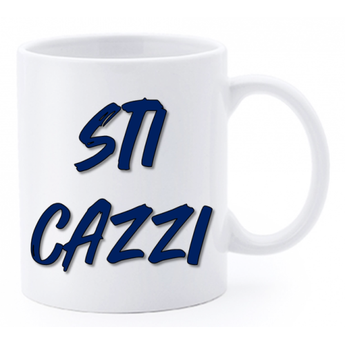Tazza mug ceramica "La str..azzata" in scatola...