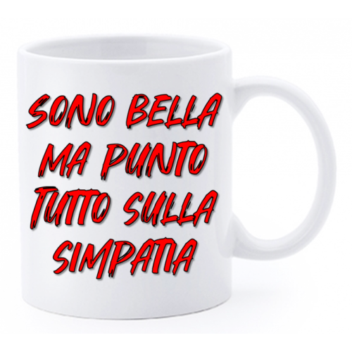 Tazza mug ceramica "La str..azzata" in scatola...