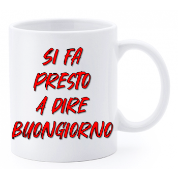 Tazza mug ceramica "La str..azzata" in scatola - Si fa...