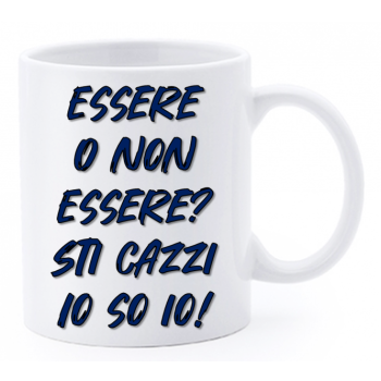 Tazza mug ceramica "La str..azzata" in scatola - Essere o...