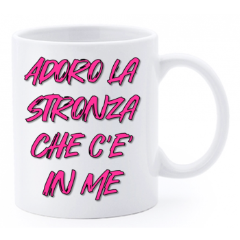 Tazza mug ceramica "La str..azzata" in scatola - Adoro la...