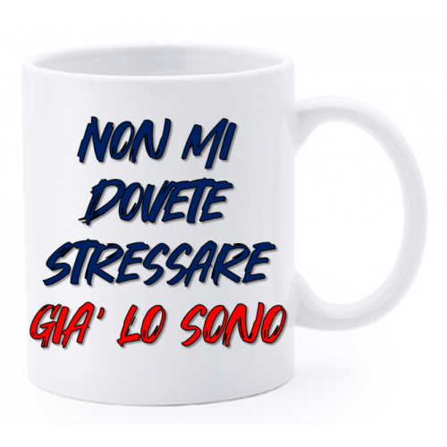 Tazza mug ceramica "La str..azzata" in scatola...