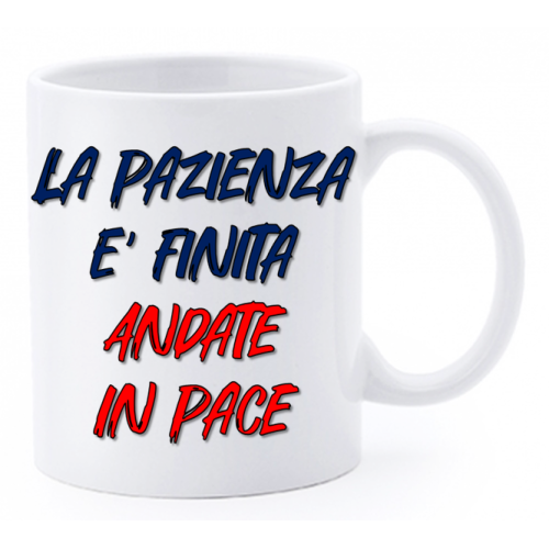 Tazza mug ceramica "La str..azzata" in scatola...