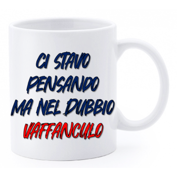 Tazza mug ceramica "La str..azzata" in scatola - Ci stavo...