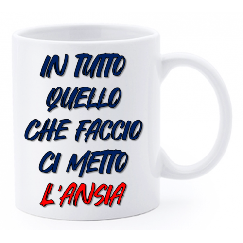 Tazza mug ceramica "La str..azzata" in scatola...