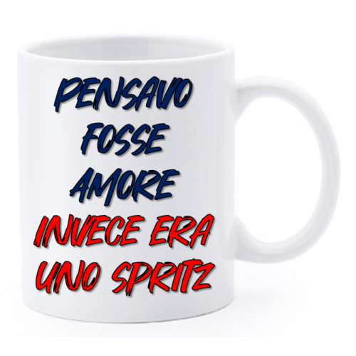 Tazza mug ceramica "La str..azzata" in scatola...
