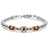 Bracciale acciaio 316L uomo con sfere AS Roma