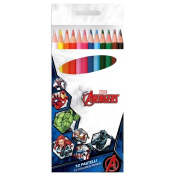 Blister scatola 12 matite colorate - Avengers