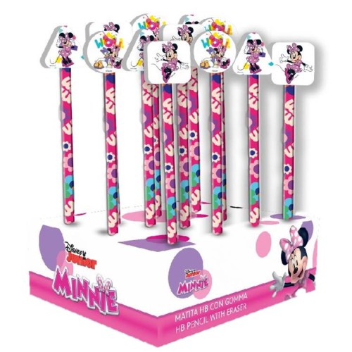 Matita con gomma Minnie - Expo 24 pezzi