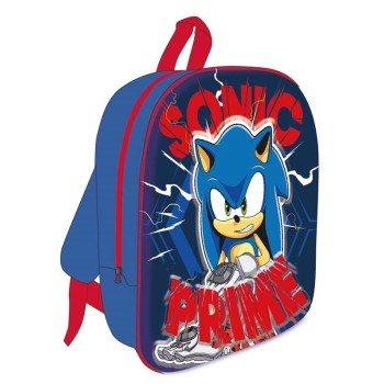 Zainetto asilo 3D Cm. 30x26x10 - Sonic