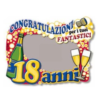 Portafoto pvc 3D 18 anni