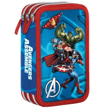 Astuccio completo 3 zip - Giotto Turbolor - Avengers Assemble