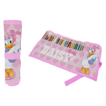 Astuccio Roll ripiegabile con 24 pastelli Cm. 40x20 -...
