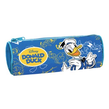 Astuccio tombolino in tessuto Cm. 23x8 - Paperino Donald