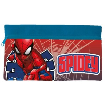 Astuccio bustina piatta con zip Cm. 21x11 - Spiderman
