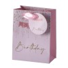 Busta regalo patinata Cm. 12x7x15 - Happy Birthday