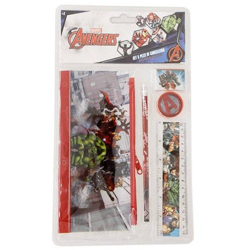 Blister scuola 5 pezzi con astuccio bustina –...