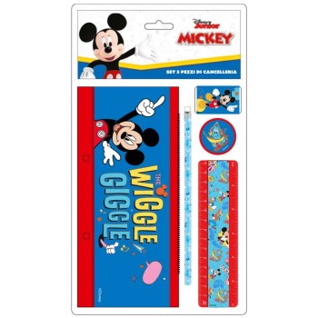 Blister scuola 5 pezzi con astuccio bustina – Topolino...