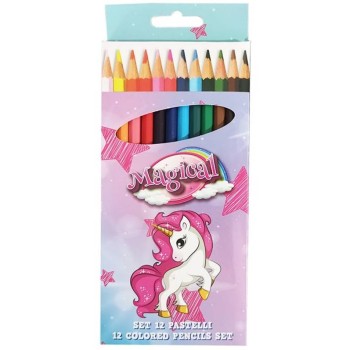 Blister 12 matite colorate – Unicorno